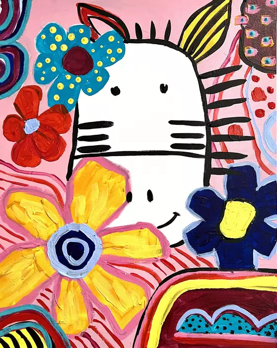 Funky Zebra by Jane Lear