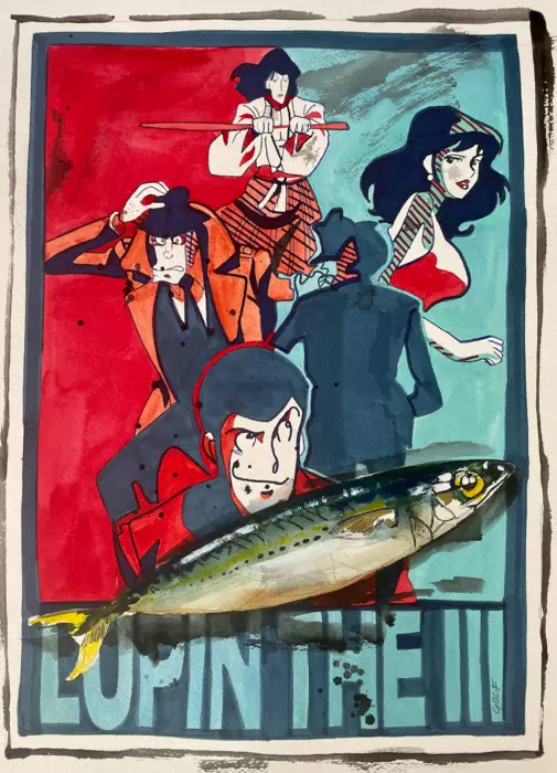 Lupin, Margot, and The Fish by Silvia Rubboli Golf