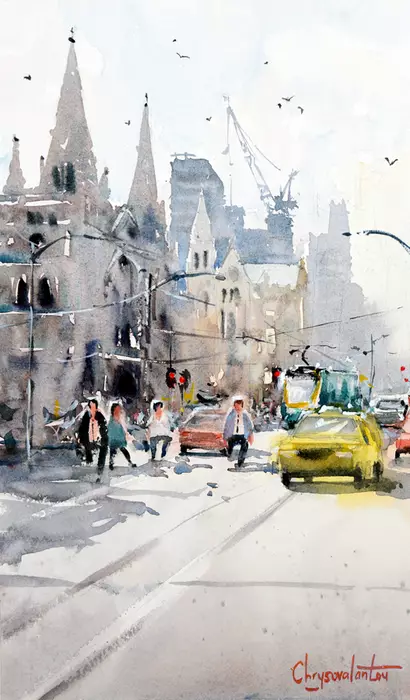 Melbourne City Victoria by Chrysovalantou Mavroudis