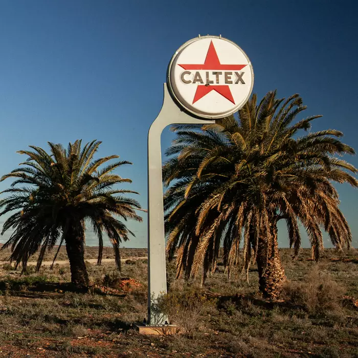Caltex Sign and Palm Trees Ed. 1 of 10 by Peter Fisher