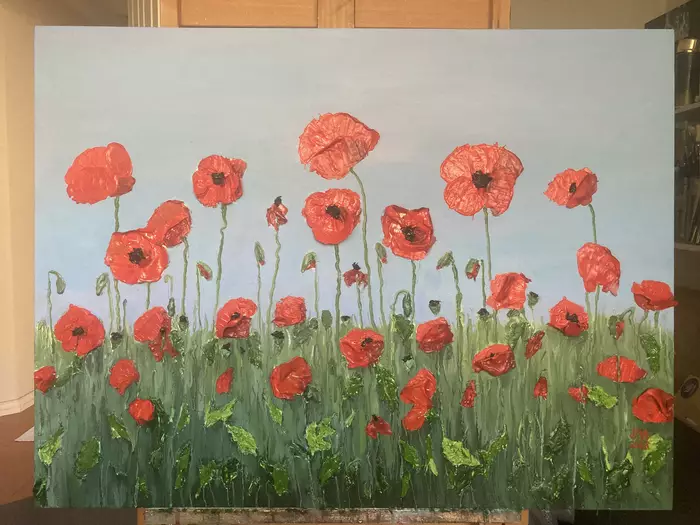 3 D Poppies by Terri Rustand