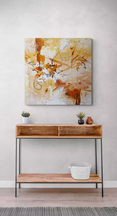 'Perseverance', abstract painting, textured, large canvas, sale, by ...
