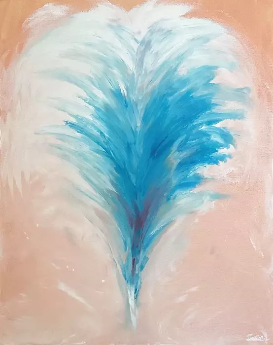 a blue birdie was here by Coco O'Malley