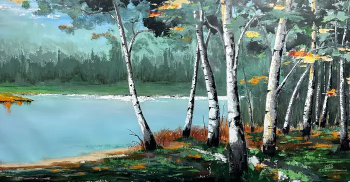 Birch Lake by Tom Roso
