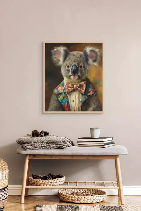 Bearly Tropical - Original Oil by Gordon Simmonds