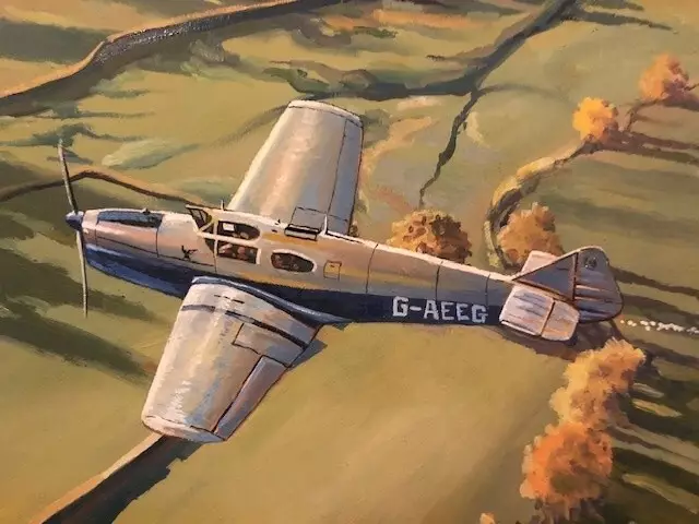 Miles M3A Falcon Major light aircraft England 1934 by Peter Hill