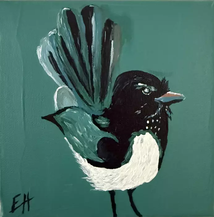 Blue Wren by Emily Halstead