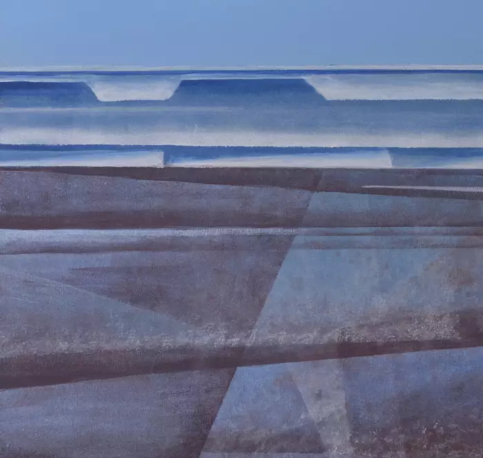 Blue Space 1 - Redounding Wave by Catherine Fitz-Gerald