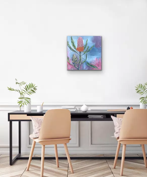 Blue Sky Banksia by Kylee Rees